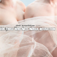 Claude Marquis and DeeDee Butters for The PepTides album For Those Who Hate Human Interaction, photography by Jonathan Hobin
