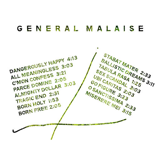 Claude Marquis General Malaise Dangerously Happy album cover 2023 Ottawa