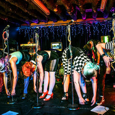 Band shot of The PepTides performing at their EP launch, Live On Elgin, 2016.