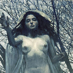 Painting of Mary Magdalene in the wilderness, 32 × 48 in (81.3 × 121.9 cm), Crusades Series, Claude Marquis, 1996