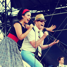 The PepTides performing live at Ottawa Bluesfest with Claude Marquis, 2012