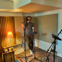 The PepTides recording Nature Cruise of the Century in studio session