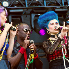 The PepTides performing live at Ottawa Bluesfest, 2016, photo by Andre Gagnon.