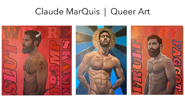 Claude Marquis Queer Art painting series Ottawa