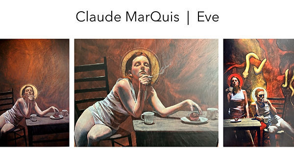 Claude Marquis Eve painting series Ottawa 1998