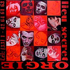 Contemporary Satan painting by Claude Marquis, Canadian painter and songwriter.