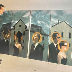 Claude Marquis artist musician painting Saints series