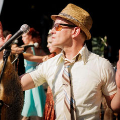Claude Marquis with The PepTides performing live at Capital Pride Ottawa, 2012