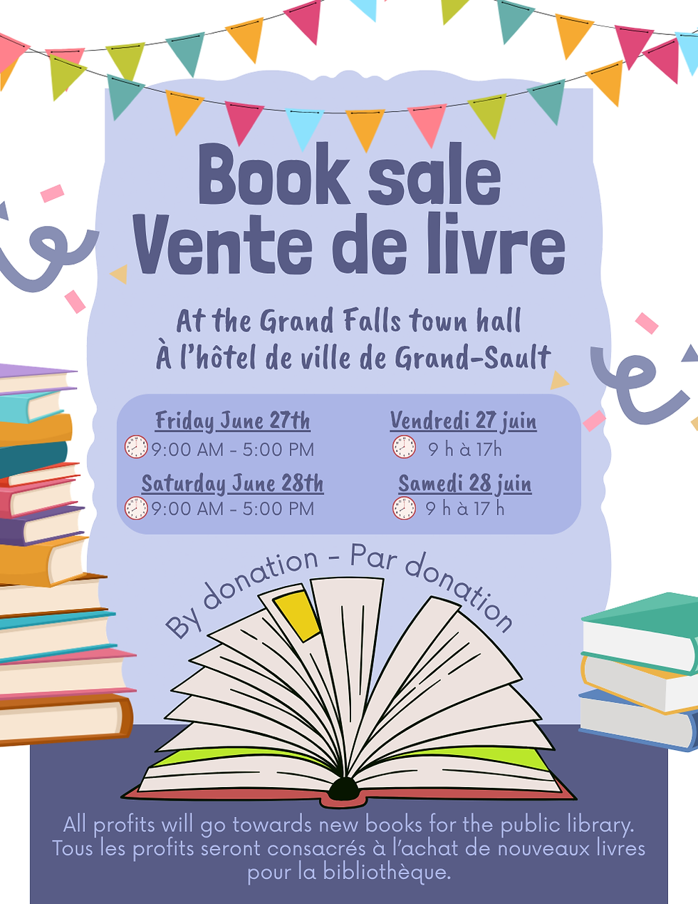 Vente de livres / Book Sale