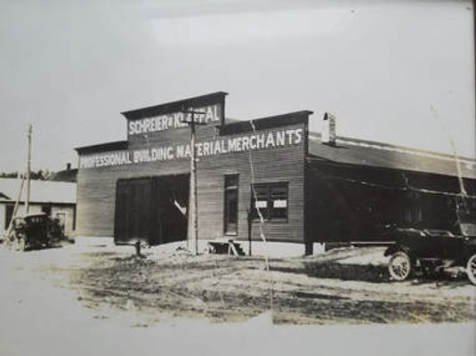 Old building Schreier's Lumber