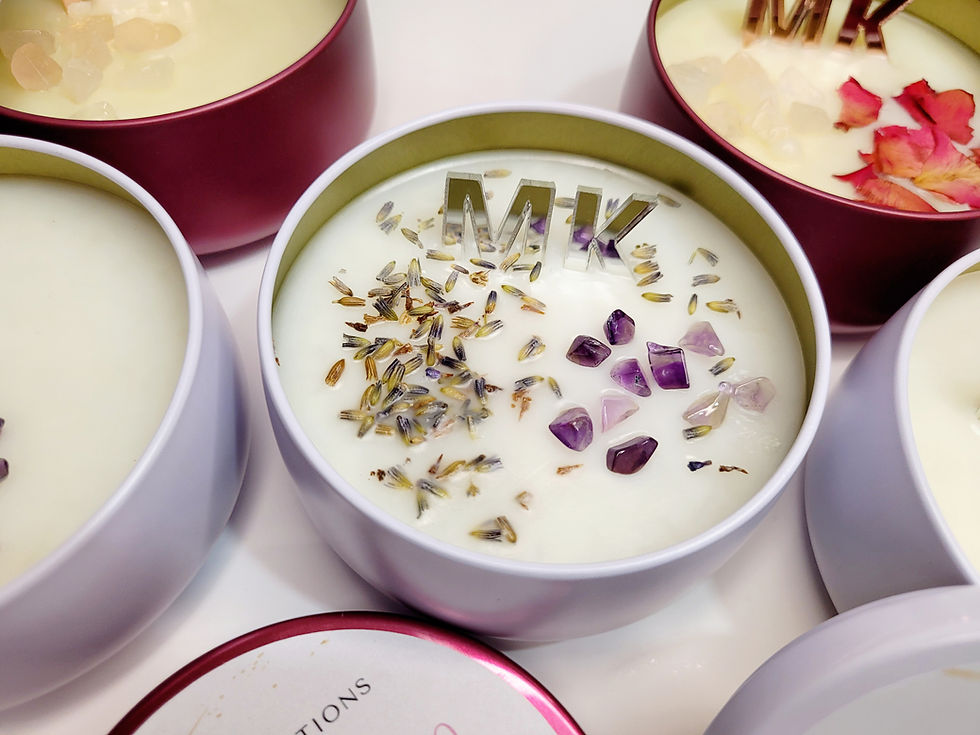 Majestik Kreations Wickless Candle - Lavish Lavender