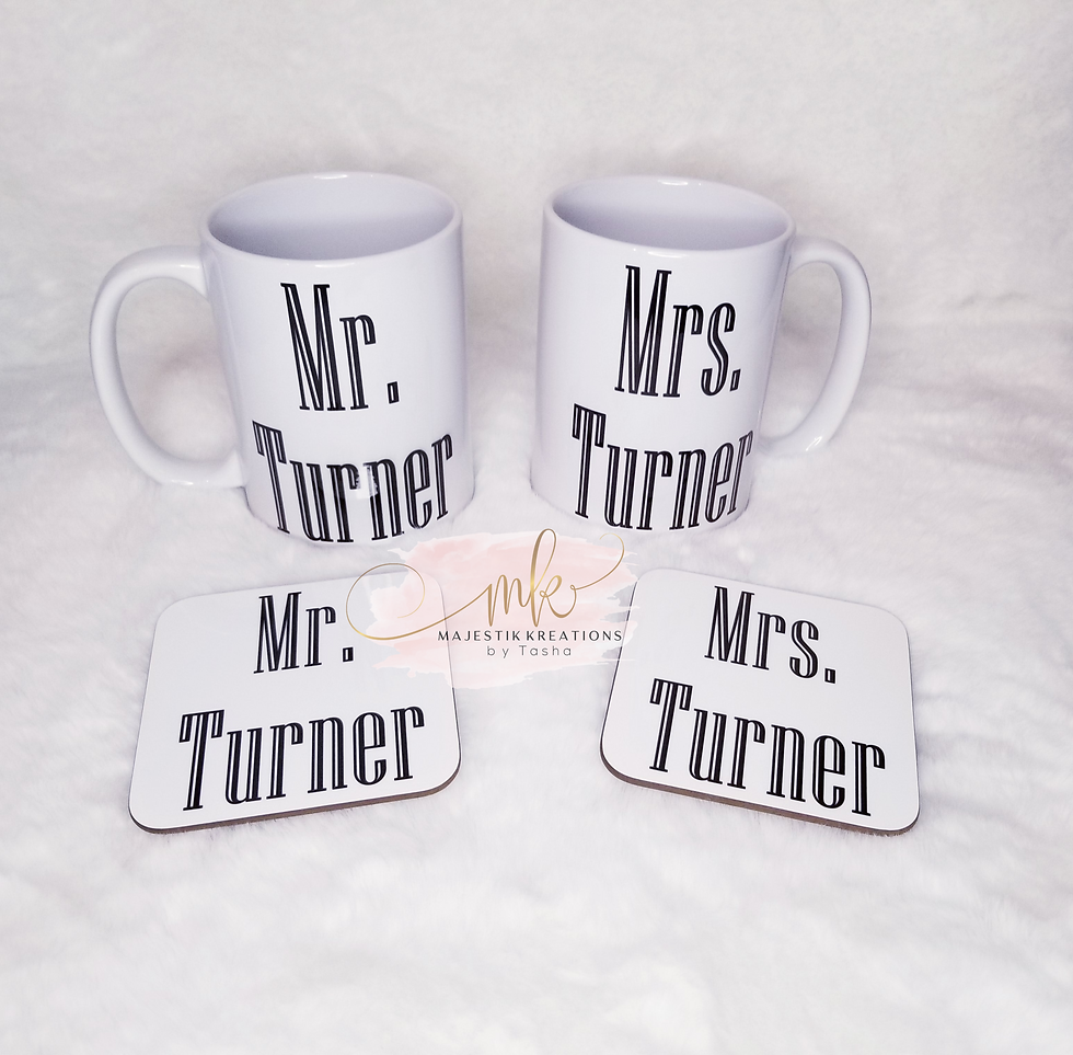Mr. & Mrs. Coffee Mug | Couples Coffee Mug | Coffee Mug