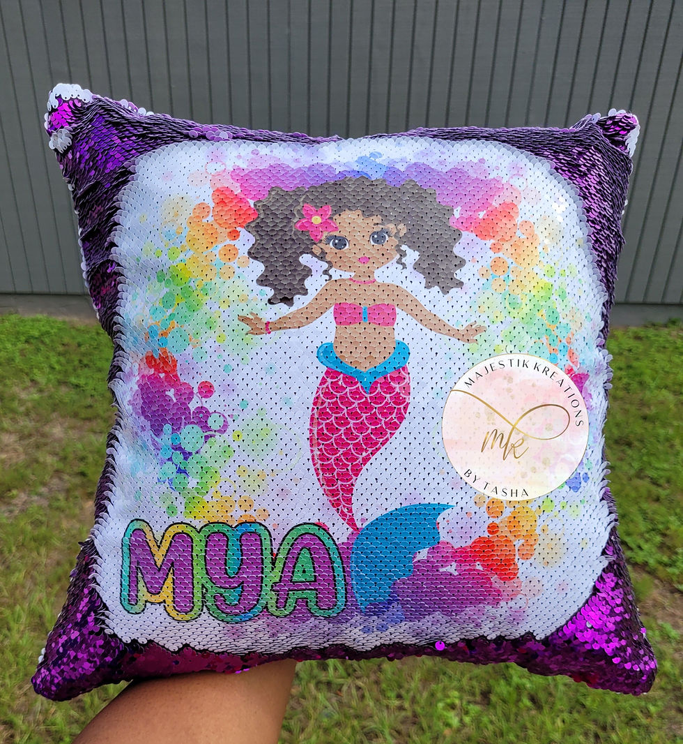 Mermaid pillow