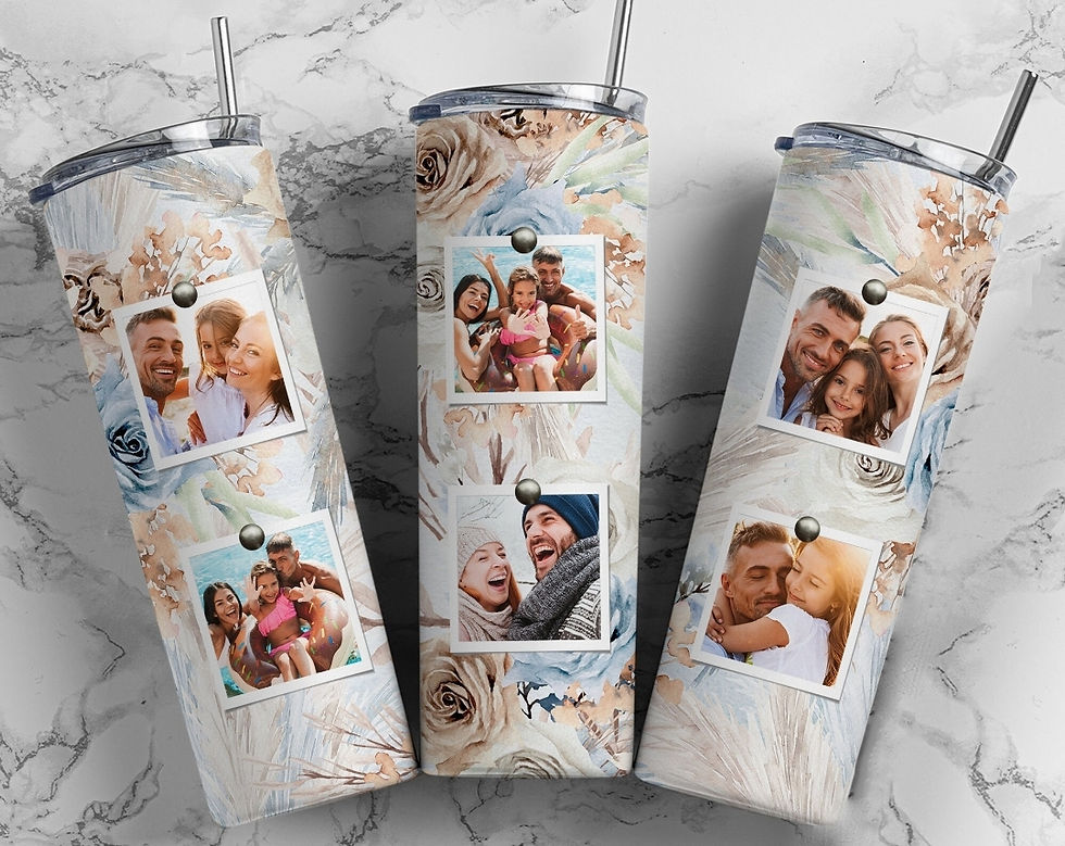 Floral photo Tumbler