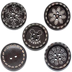 Pattern Printed Buttons