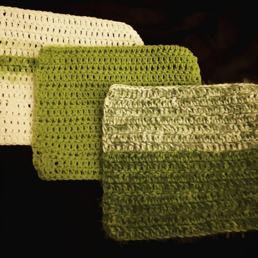 Thumbnail: Double Crochet Dish Rags (plain, scrubby or super scrubby)