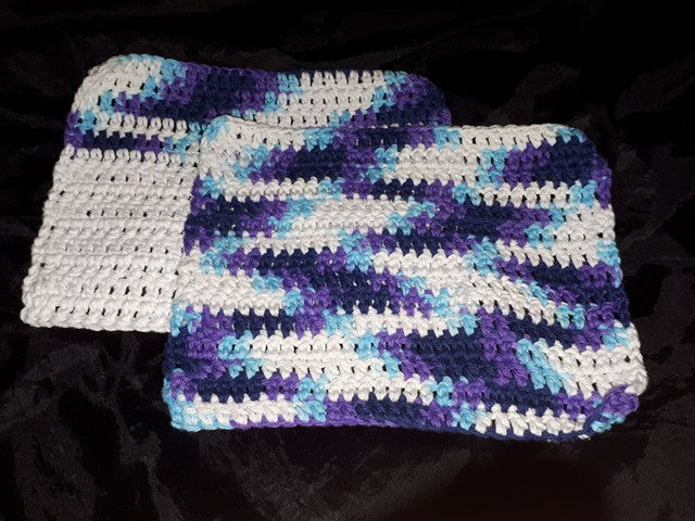 Thumbnail: Double Crochet Dish Rags (plain, scrubby or super scrubby)