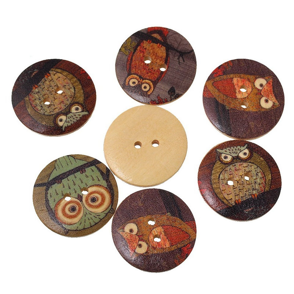 Owl Buttons