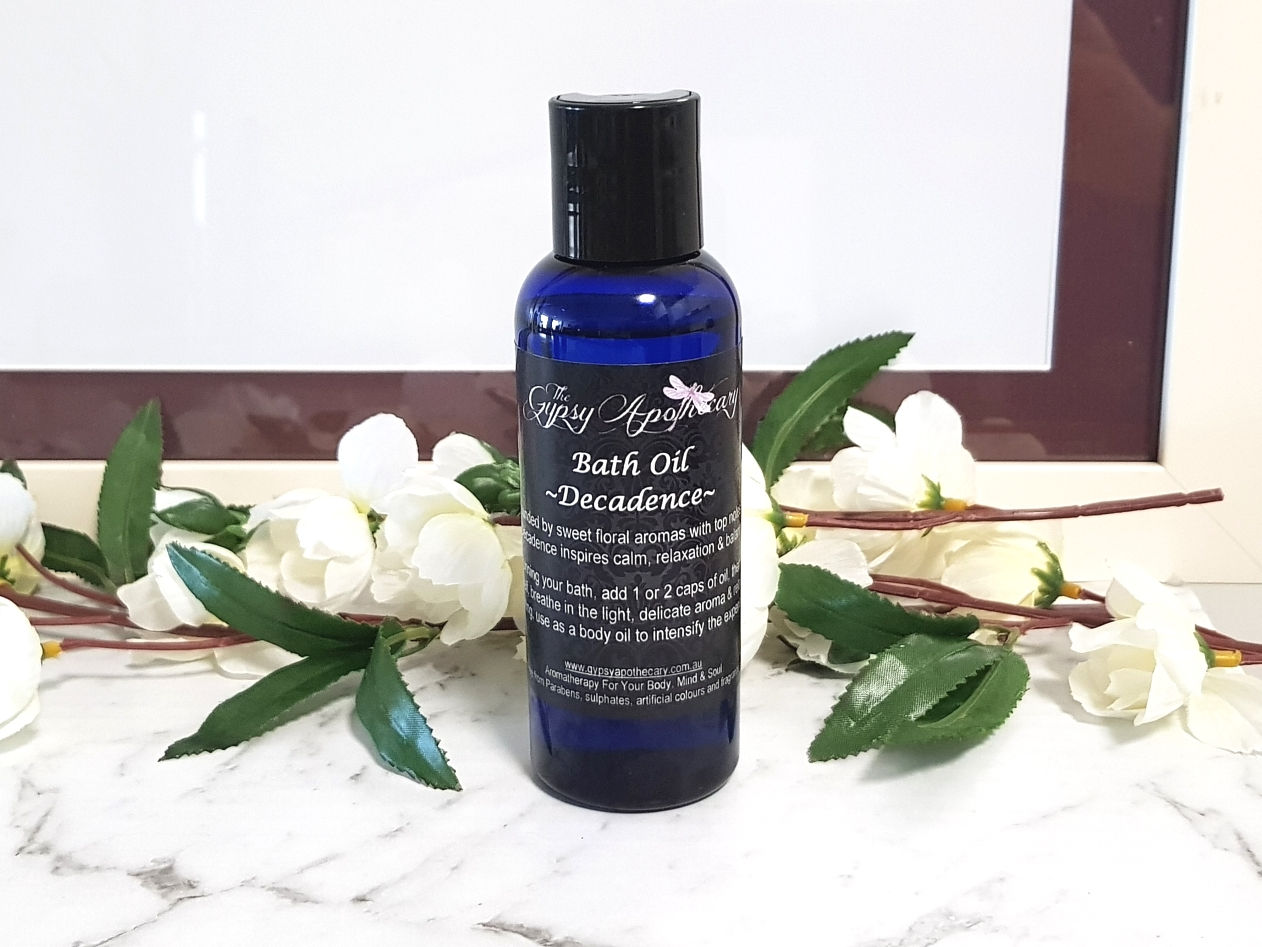 Aromatherapy Natural Bath and Body Oil with Essential Oils Brisbane Australia