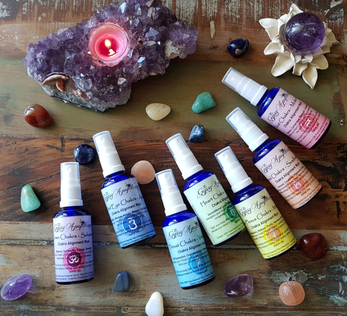 Chakra Aromatherapy Essential Oil Alignment Sprays Mists Brisbane