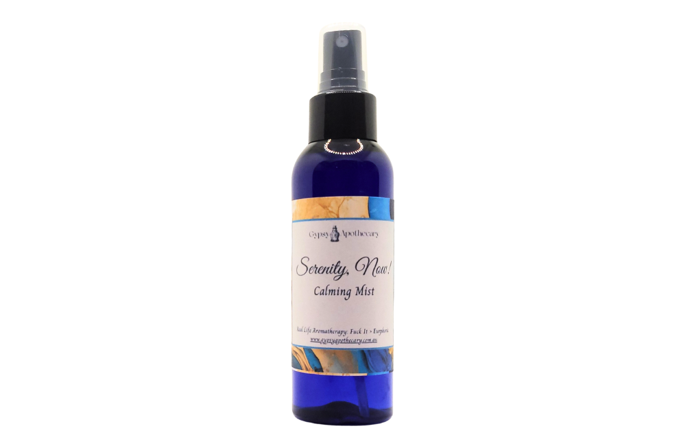 Serenity Now uplifting calming natural aromatherapy body mist Brisbane