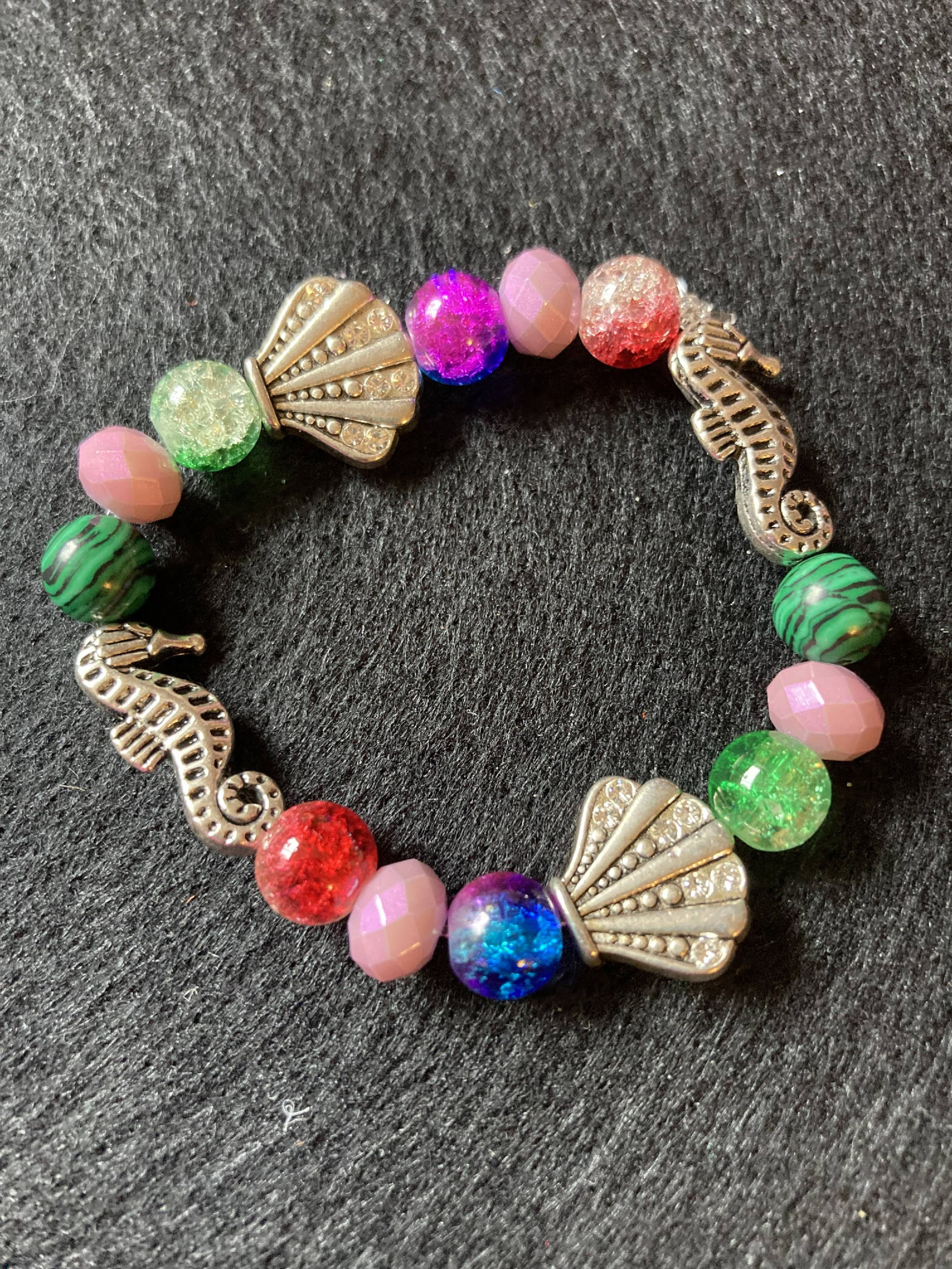 colorful sea creature bracelet