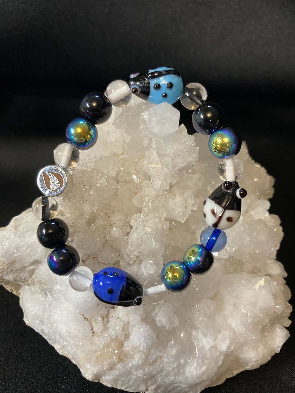Picture of ladybug bracelet
