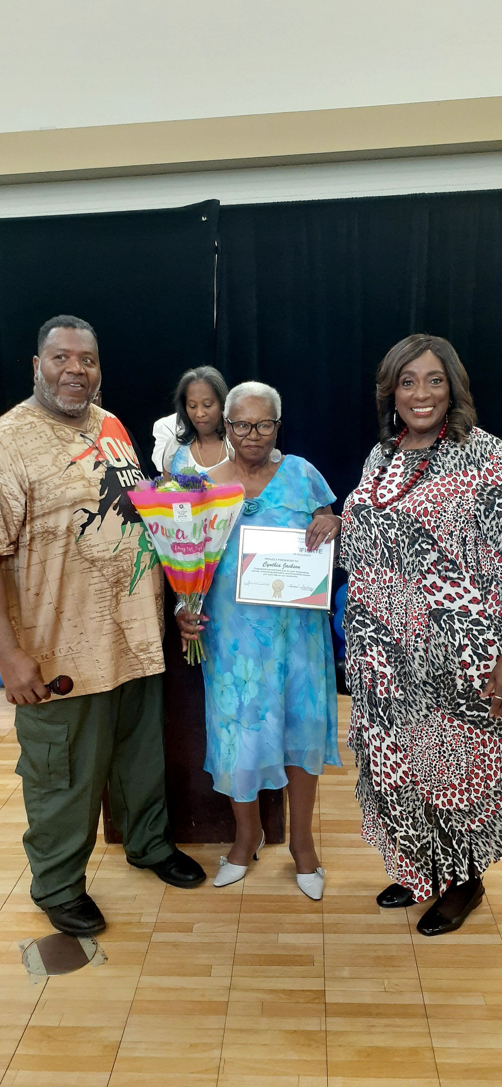 Community Service Award to Cynthia Jackson Formey