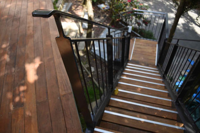 Outdoor stairs in Auckland built by Stairworks.