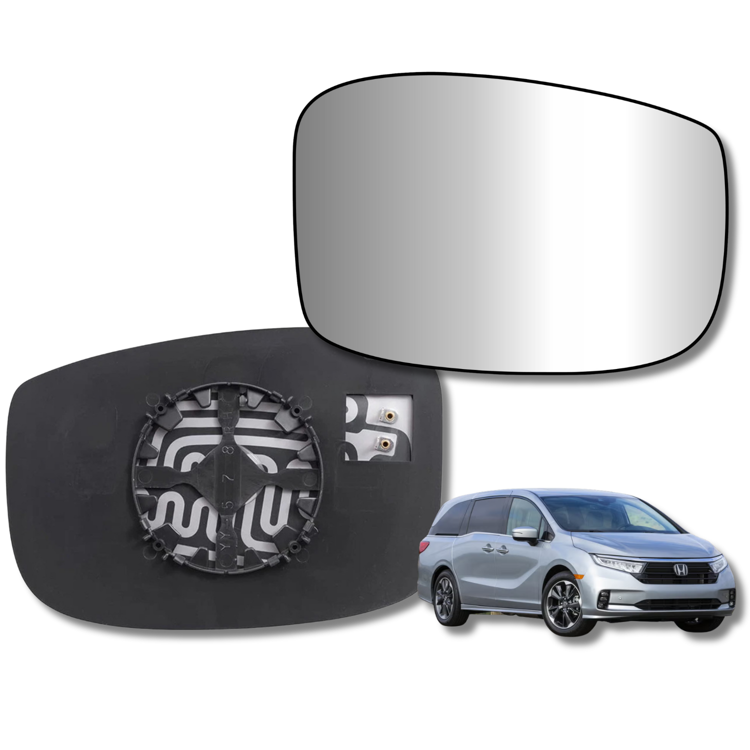 Honda Odyssey 2017-2023 Luneta Espejo Retrovisor Original