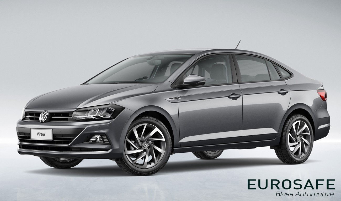 Vidrio Lateral Trasero VW Polo/Virtus 4P 2018-2026 Der