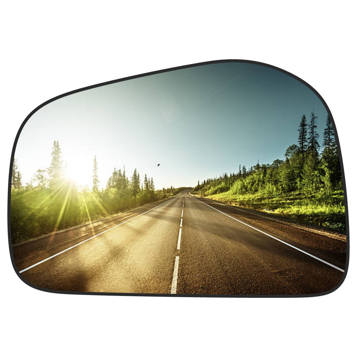 Ssangyong Musso 1993-2005 Luneta espejo retrovisor Original