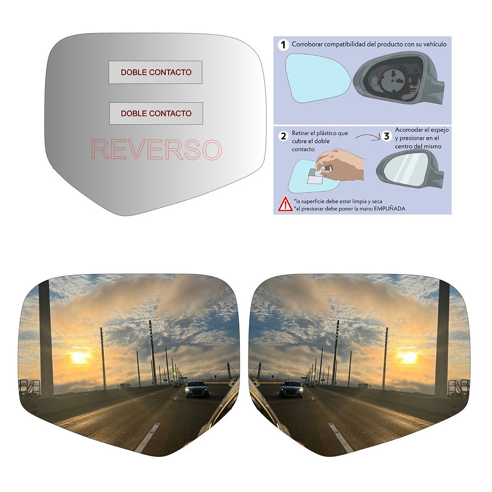 Miniatura: Mitsubishi L200 2007-2015  espejo retrovisor Alternativo