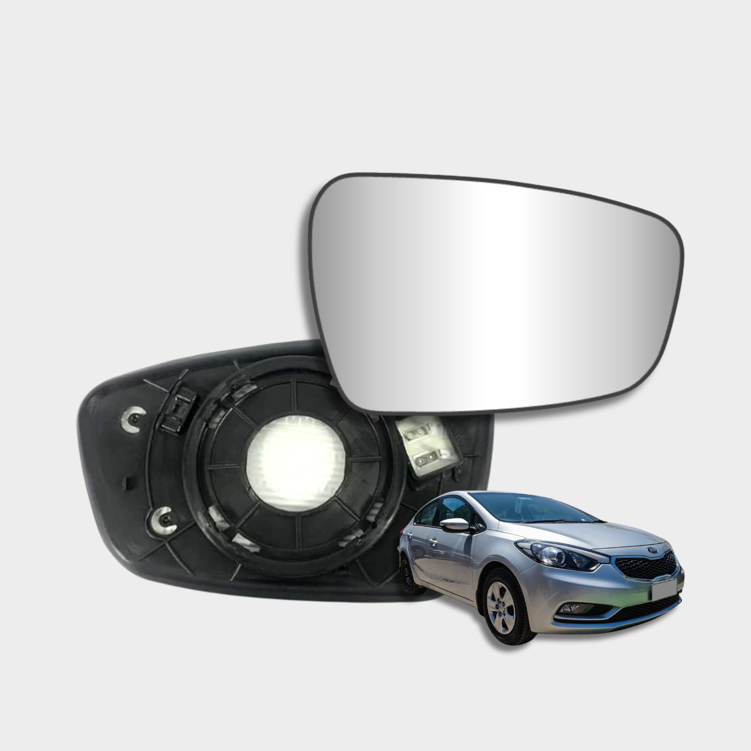 Kia Cerato 2013-2018 Luneta espejo retrovisor Original