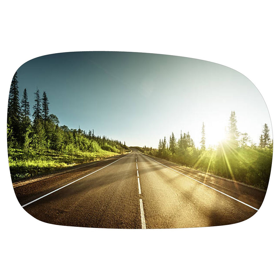 Miniatura: Chrysler Country 2001-2007 Luneta espejo retrovisor Alternativo