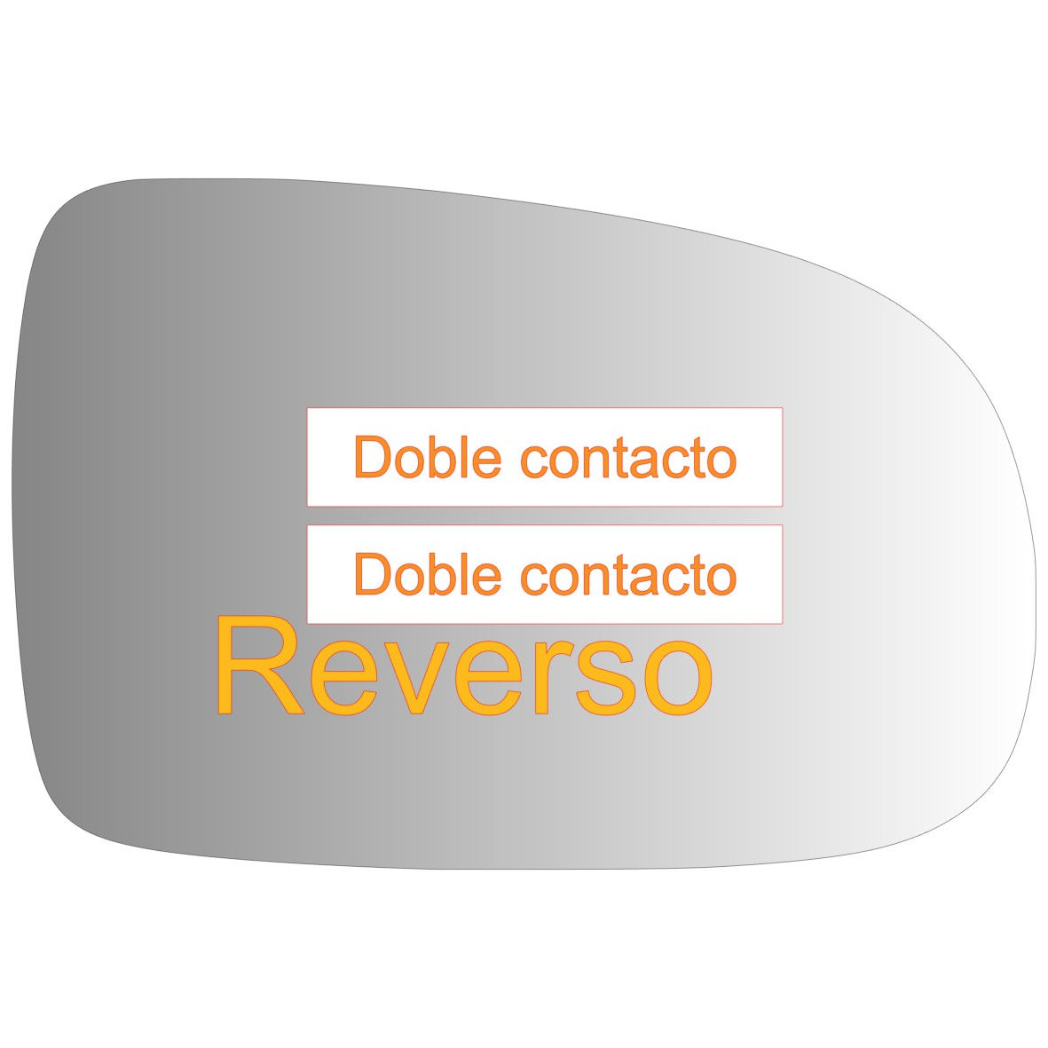 Chevrolet Montana 2004-2010 Luneta espejo retrovisor Original