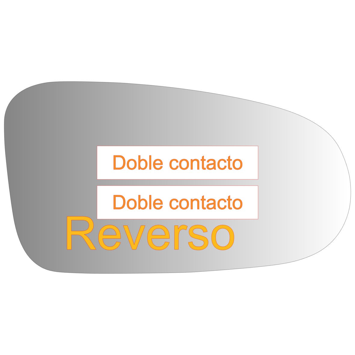 Geely Ck 2010-2018 Luneta espejo retrovisor Original