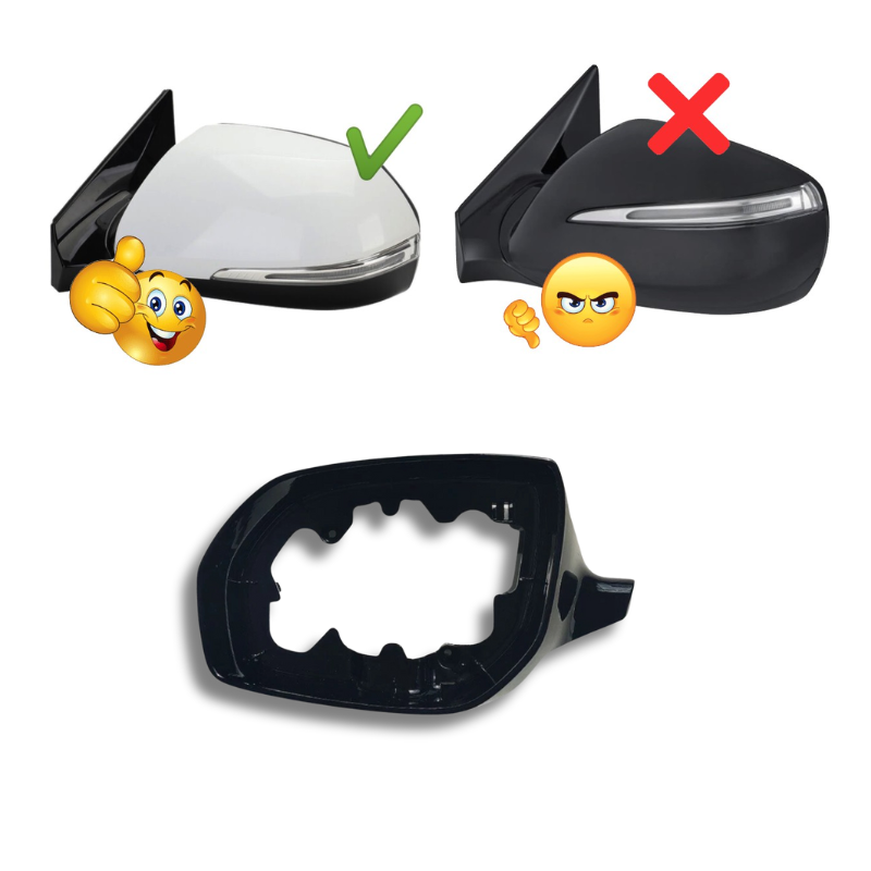 Miniatura: Hyundai Santa Fe 2015-2019  Bisel Espejo Retrovisor