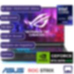 Laptop Asus Corei9 Ultra 275HX ROG Strix G16 RTX5070 8GB 165Hz 16GB DDR5 1TB W11 VISTA PRINCIPAL