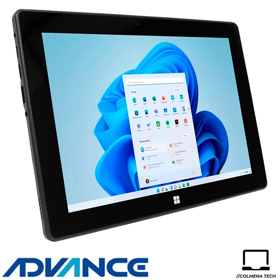 Miniatura: Laptop Advance Celeron N4020 2en1 Tactil modo Tablet 8GB 128GB SSD 10.1” W11 ADV-CN4058 vista modo tablet