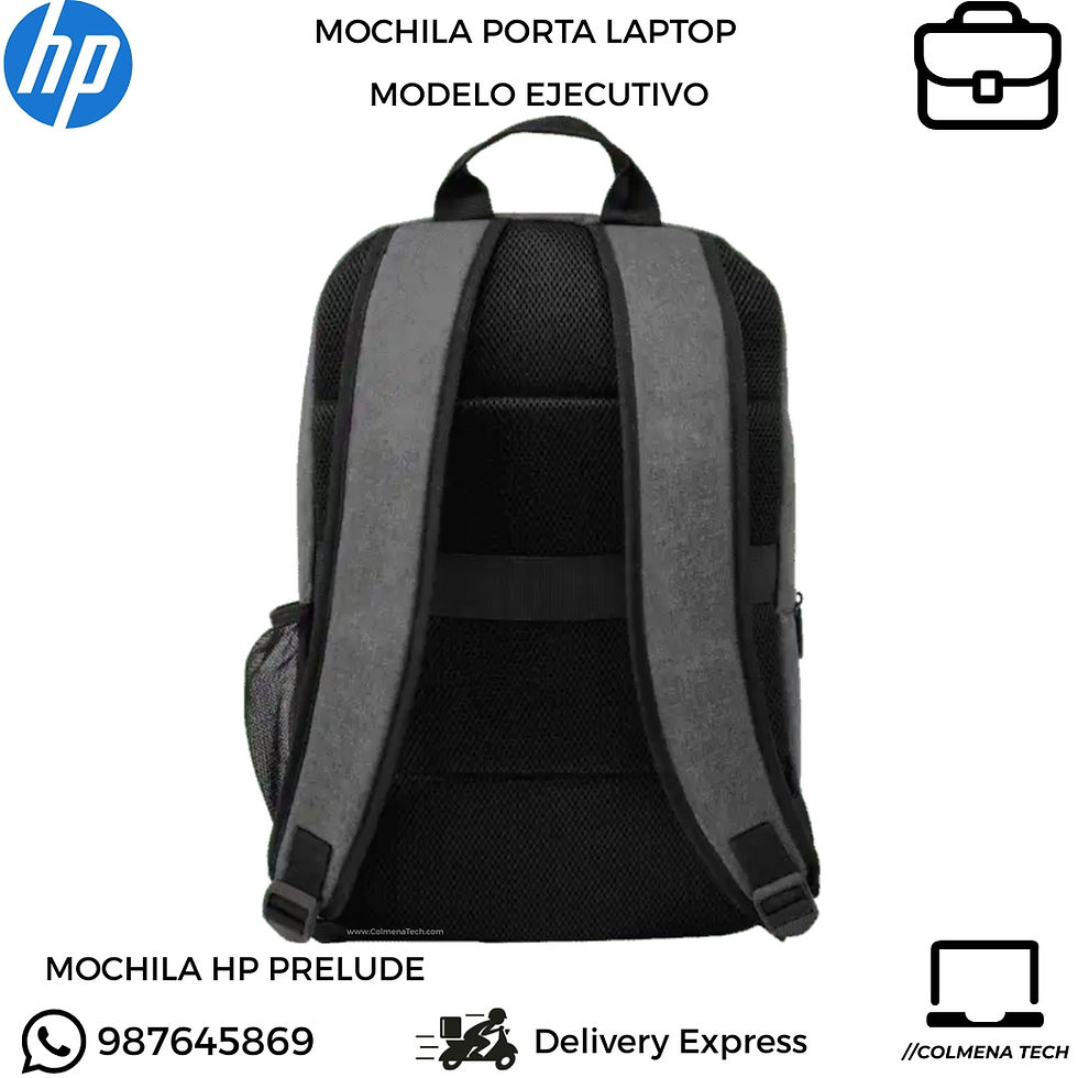 Miniatura: Mochila HP Prelude Gris para Laptop de 15.6" - Impermeable - Cinta de Sujecion