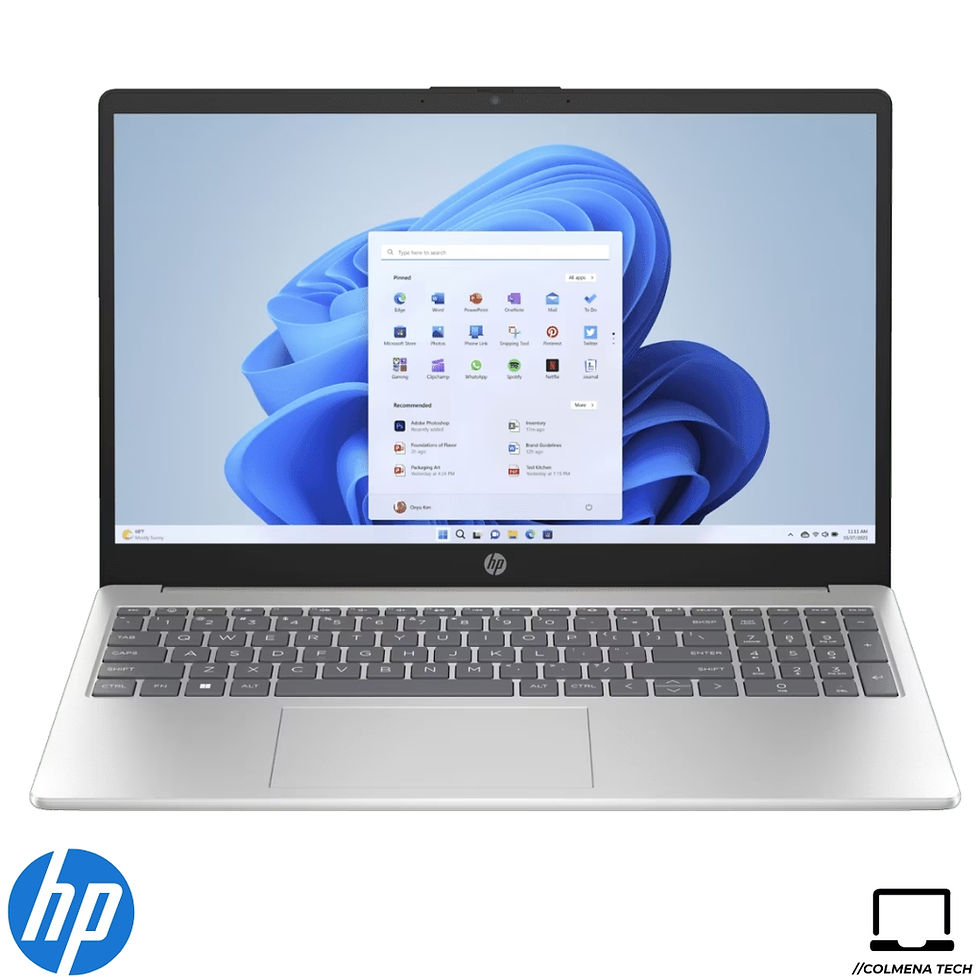 Miniatura: Laptop HP Ryzen3 7320U 15-FC0068LA A1UD2LA#ABM 8GB DDR5 5500 MHz 512GB SSD 15.6” FHD W11 Dorado Rosa vista frontal