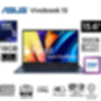 ASUS Vivobook 15 X1504VA-E84085 4711636493246 90NB13Y1-M01NY0 TACTIL COREI5