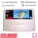 Miniatura: Cartucho Super Nintendo Retro SNES Super Mario World vista cartucho