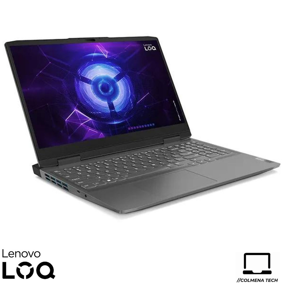 Miniatura: laptop notebook Lenovo Corei5 LOQ 15IAX9 83GS000BLM vista lado derecho