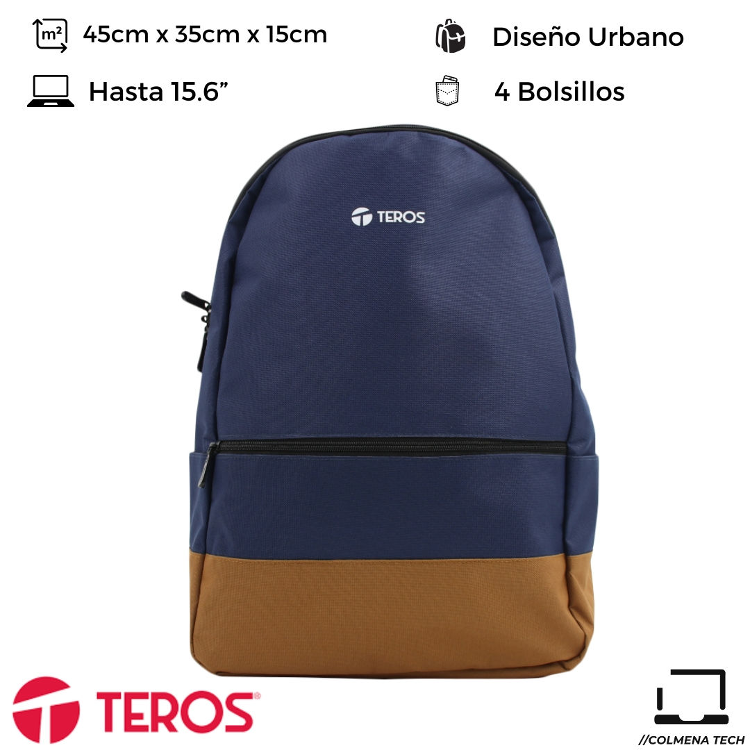 Mochila Teros TE-ACS9019 para Laptop de 15.6 Pulgadas vista principal