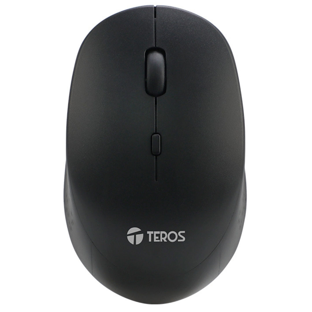 Teros Mouse Inalambrico Negro TE-5074N Vista frontal