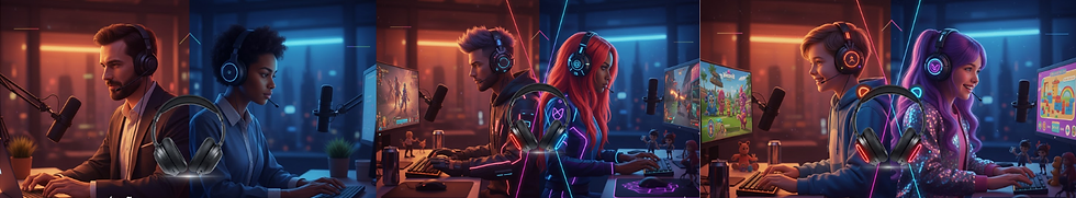 Catalogo de Audifonos Gamer, Ejecutivos & Kids