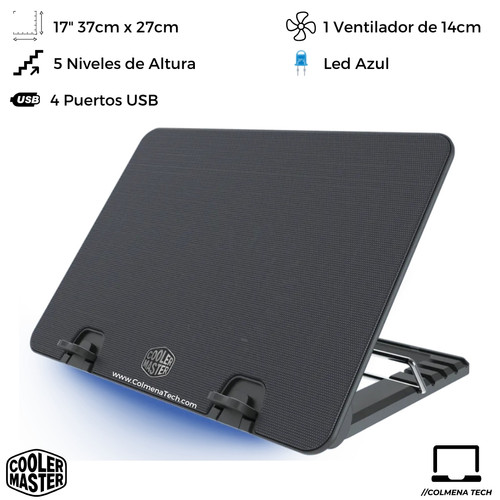 Base Refrigerante para Laptop Cooler Master NotePal ErgoStand IV