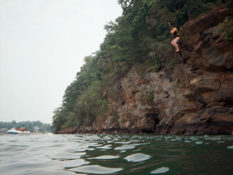 Cliff Jumping in Virginia
